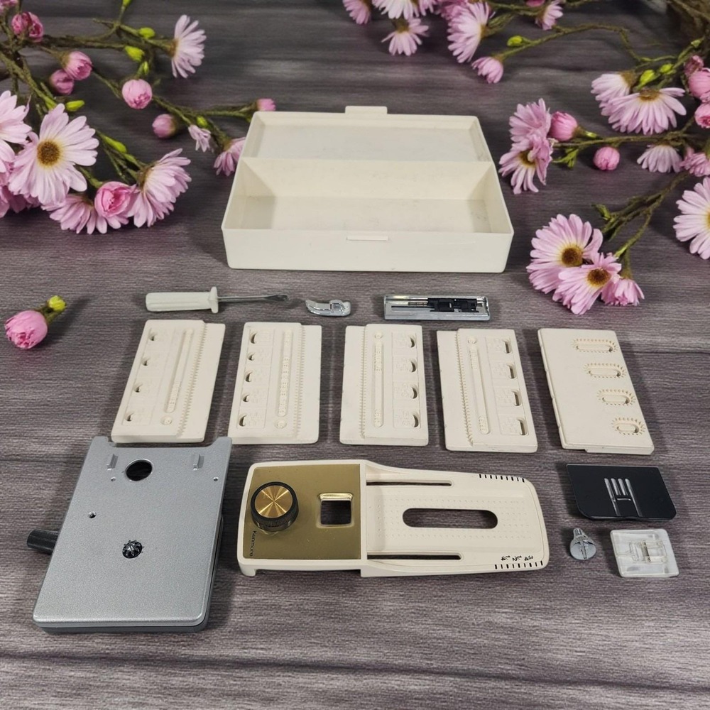 Kenmore Button Hole Adapter Accessories 45195 45196 45197 Button Holer Template